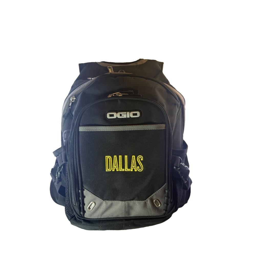 OGIO Metro Tech Specs Black Laptop Backpack Dallas Embroidered Utility Pack